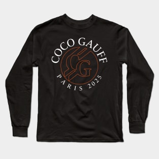 Coco Gauff French Open 2025 Long Sleeve T-Shirt